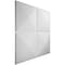 Ekena Millwork Richmond EnduraWall Decorative 3D Wall Panel, White, 19 5/8"W x 19 5/8"H WP20X20RIWH - alternate 6